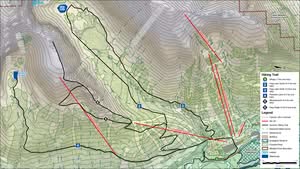 Castle Mountain Resort Summer Trail Map